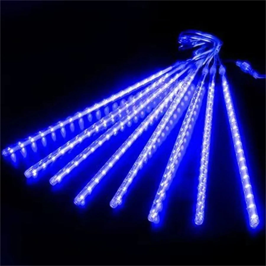 Outdoor LED Meteor Shower Lights Falling Rain Drop