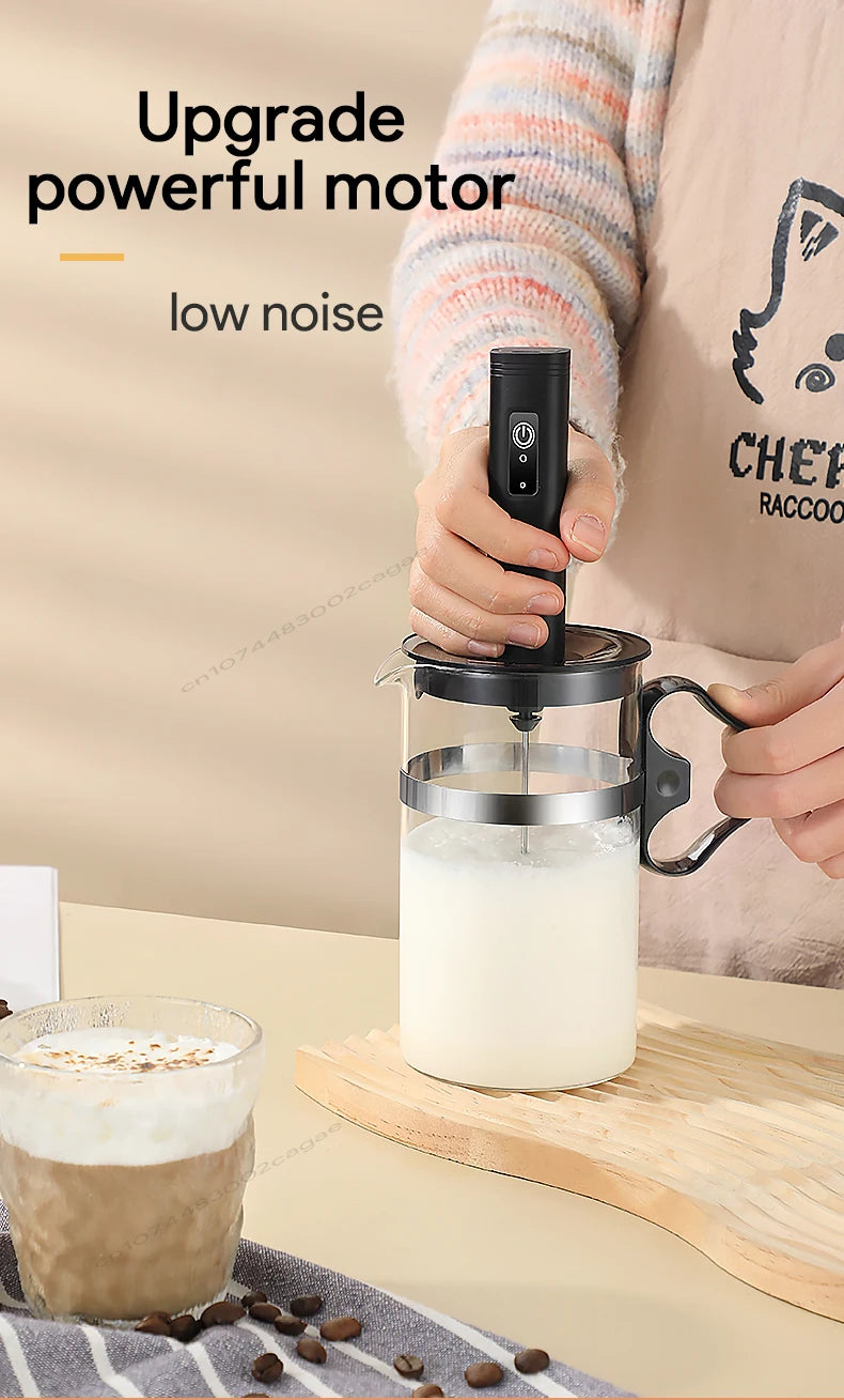 UPGRADED Electric Coffee Frother/MILK Whisk+Egg Beater
