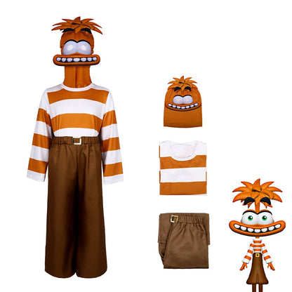 Anime Movie Inside Out Joy Cospaly Costume Disgust