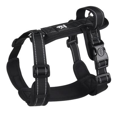 New Pet Harness Reflective With Handle Easy Control