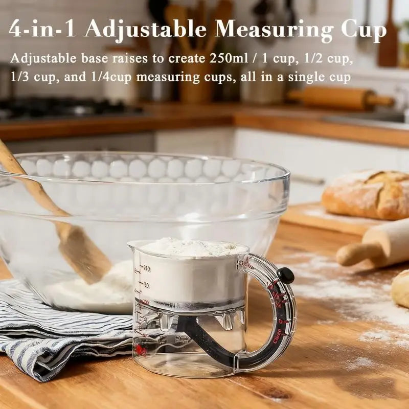 Adjustable Measuring Cup Multi-Functional Measuring Cup