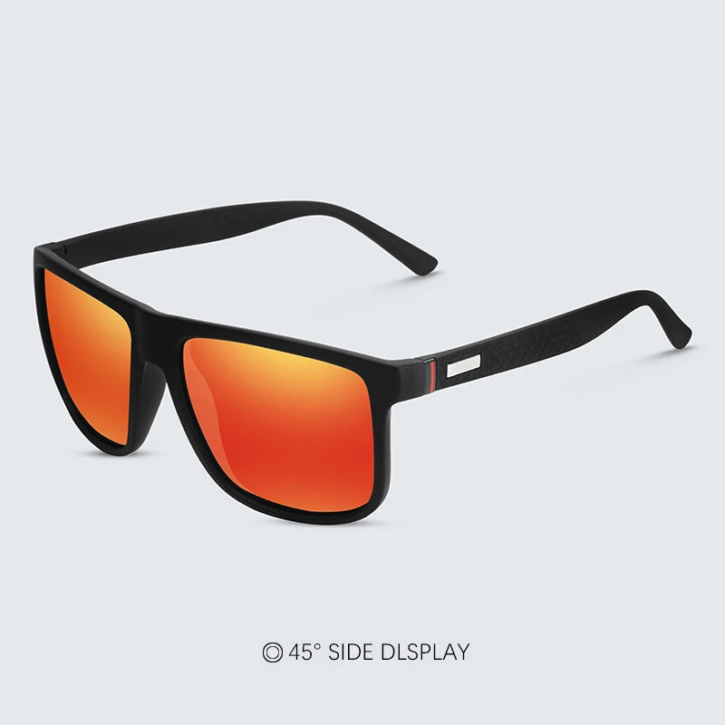 Brand Designer Men's Sun Glasses Vintage Square Sunglasses