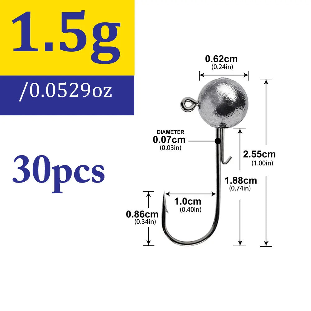 Jig fishing hooks with auxiliary hook,