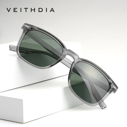 VEITHDIA Fashion Vintage Polarized Sunglasses for Men and Women
