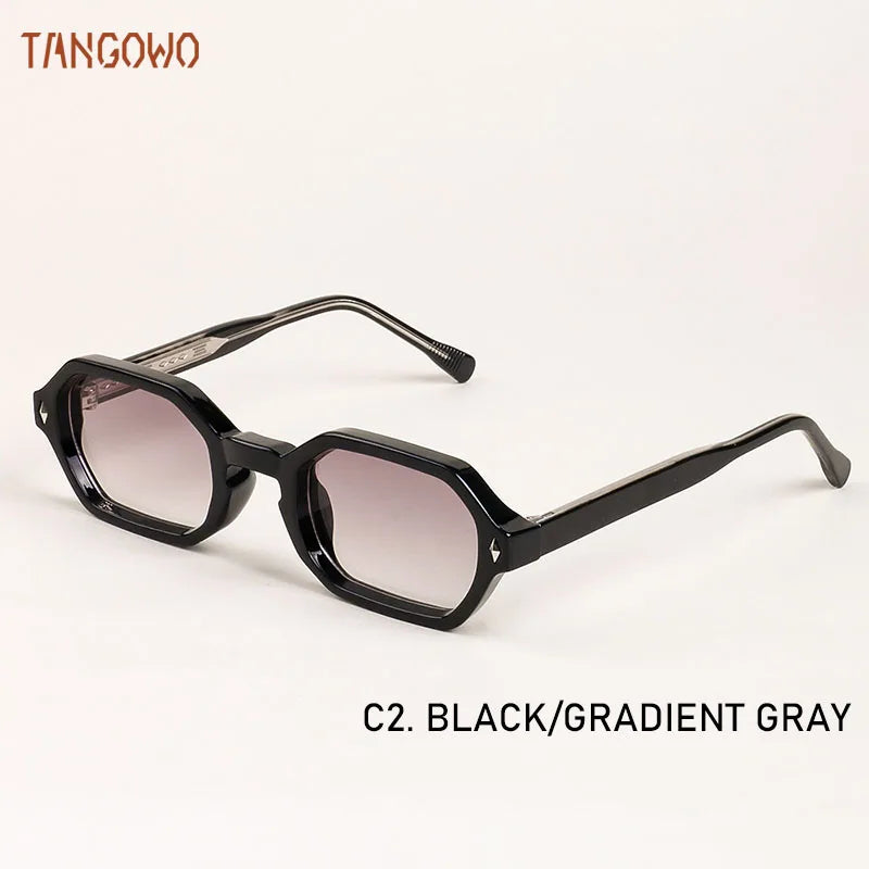 TANGOWO New Fashion Polygon Punk Sunglasses Luxury Brand