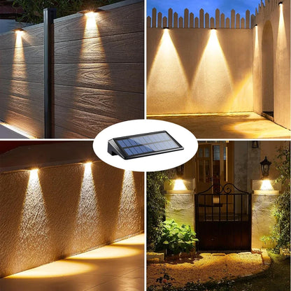 1-4pcs Solar Wall Light Outdoor Waterproof Solar Light