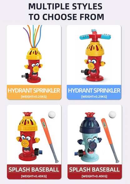 Water Spray Toy Hydrant Sprinkler Outdoor Backyard Garden Toys
