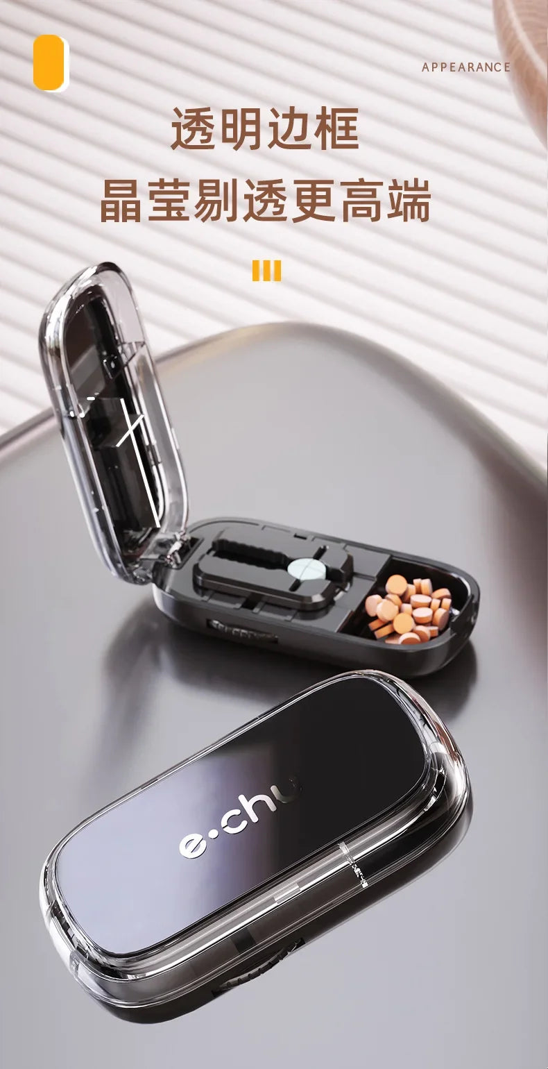 New Quartering Pill Cutter Storage Box Medicine