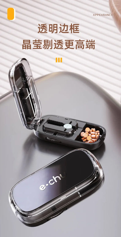 New Quartering Pill Cutter Storage Box Medicine