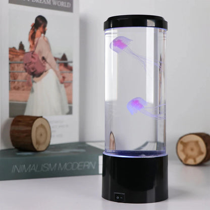 7 Colors Changing LED Jellyfish Lamp USB Battery Operated