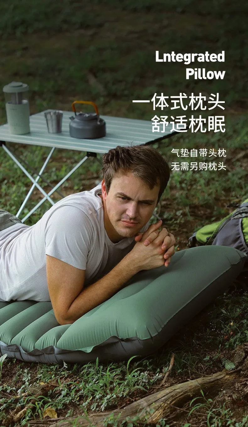 Outdoor Camping Sleeping Pad Inflatable Mattress