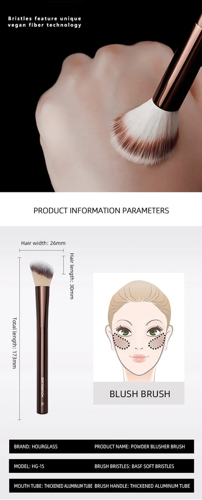 Liquid Blush Brush Angled Contour Brush Loose Powder Brush