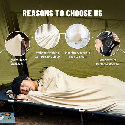 Sleeping Bag Liner Ultralight High Elastic Sleeping Bag