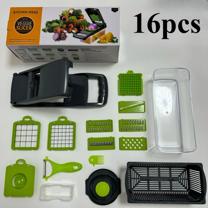 Vegetable Chopper Dicer Set Effortless Onion Tomato Cutter