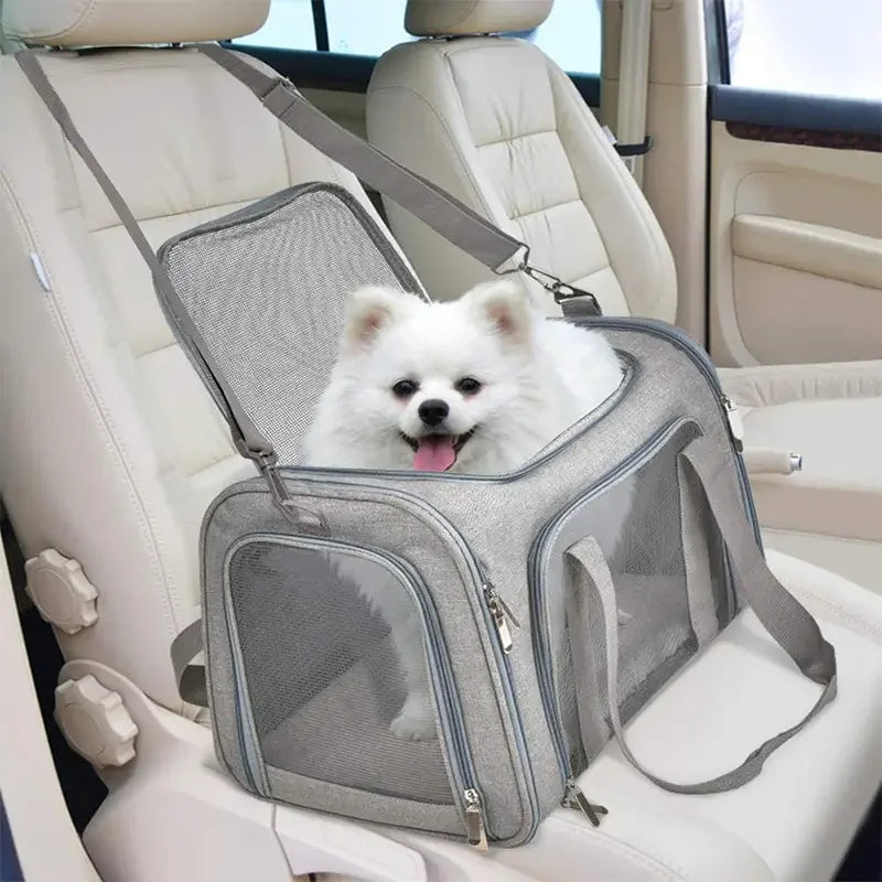 Pet Carrier Bag Side Ventilated Backpack Cat Pet Carriers