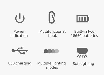 LV10 Outdoor LED Camping Flashlight Rechargeable