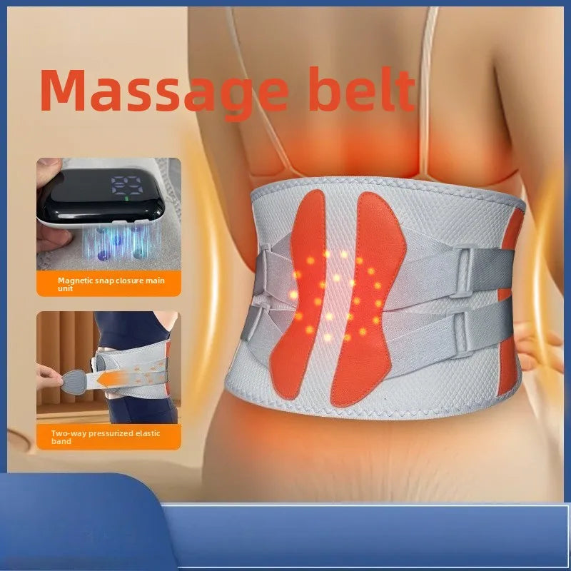 Heated Waist Belt, Hot Compress Infrared Double Motor