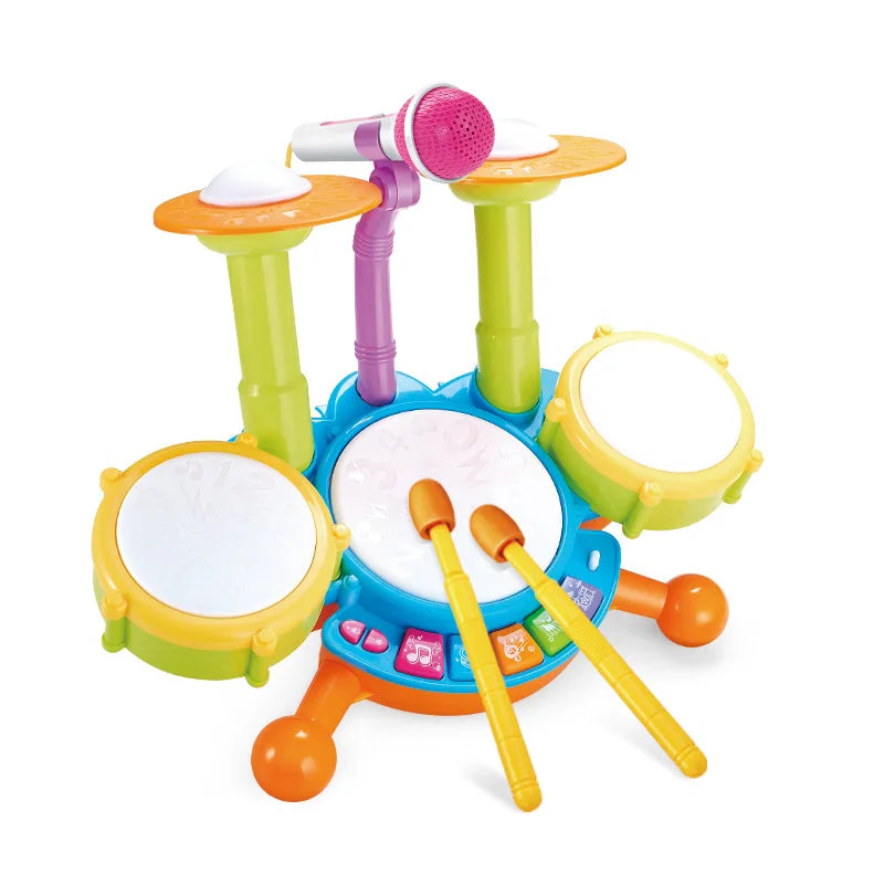Kids Drum Set Toddlers 1-3 Musical Baby Educational Instruments