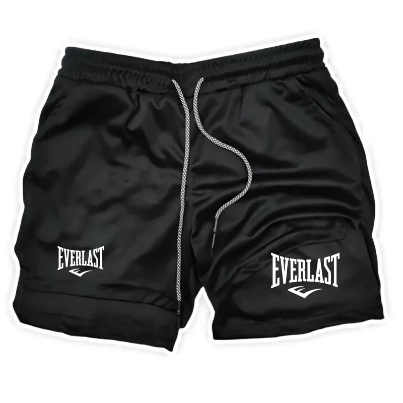 Men Running Shorts 2 in 1 Double-deck Sport Shorts Sportswear