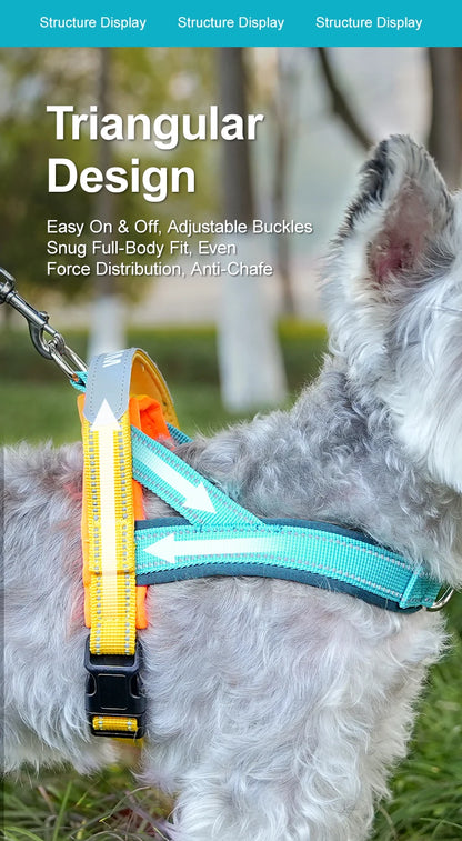 Dog Harness No Pull T-Shape Breathable Spring Summer