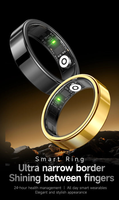 New Smart Ring Heart Rate Blood Pressure Sleep Monitoring