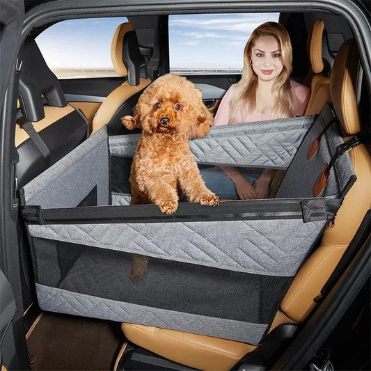 Pet Car Nest Bed Full Coverage Back Seat Hammock Extender