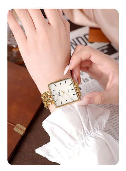 Men Watch Business Simple Square Couple Watches Waterproof