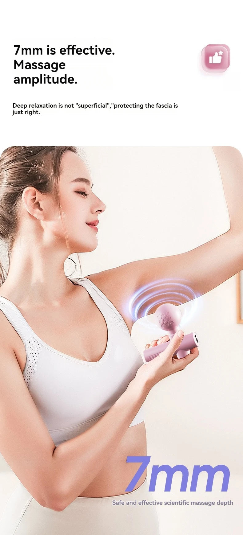 New USB Mini Massage Gun Fascia Machine Muscle Relaxation