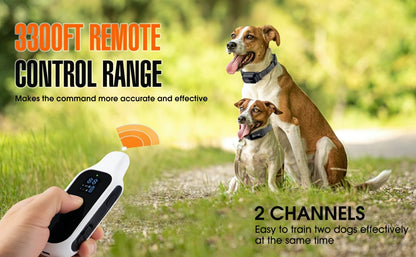 800m Digital Dog Training Collar Shock Vibration Sound