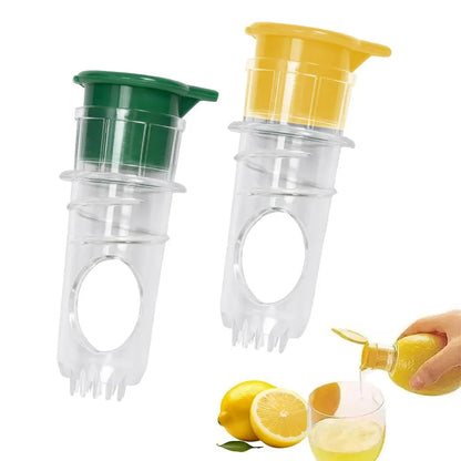 Portable Lemon Squeezer Plastic Reusable Lightweight Juices Reamer