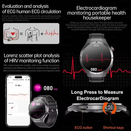 New Nursing Grade ECG+PPG Smart Watch Health Analysis