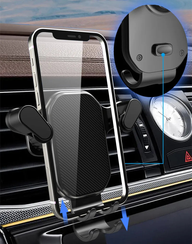 Gravity Car Phone Holder for 4.7-7 inch Mobile Phone Car Air Vent
