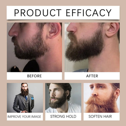East Moon Men's Beard Wax Care Improve Smooths