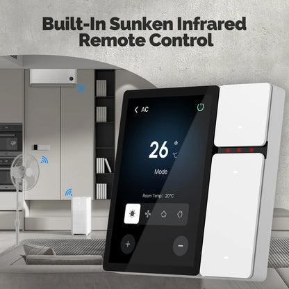 MOES Tuya WiFi Smart Control Panel 3.5" Touch Screen