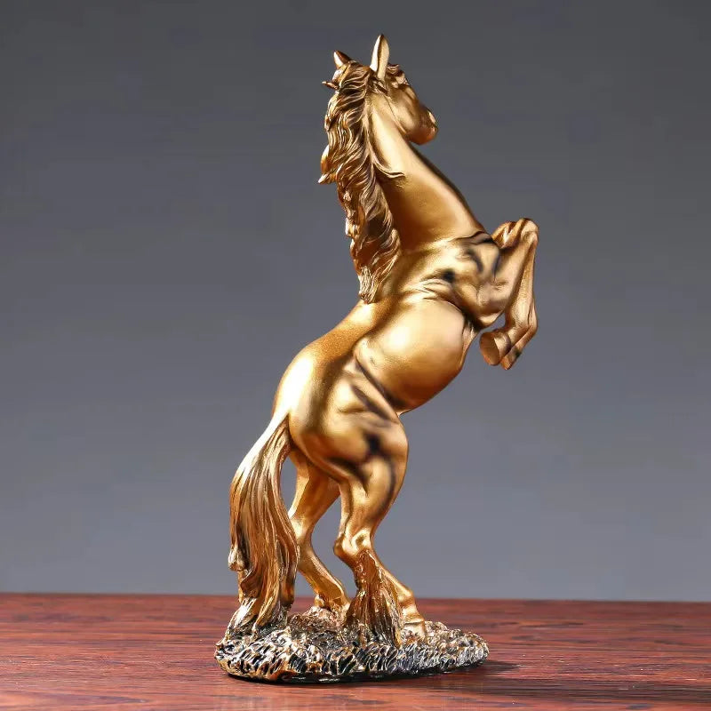Home Resin Victory Horse Statue Animal Figurines