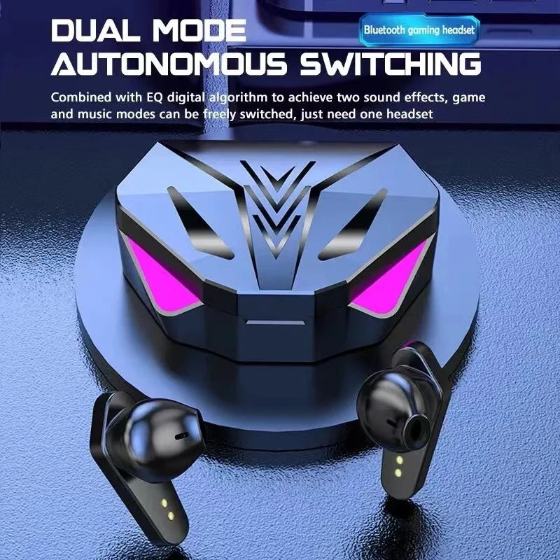 TWS Wireless Bluetooth Headset LED Display Gamer Earbuds