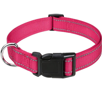 Pet Dog Collar Nylon Reflective Neck Collar