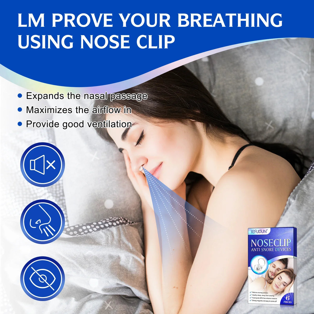 Snoring Stopper Anti-Snoring Device Gadget for Men And Women