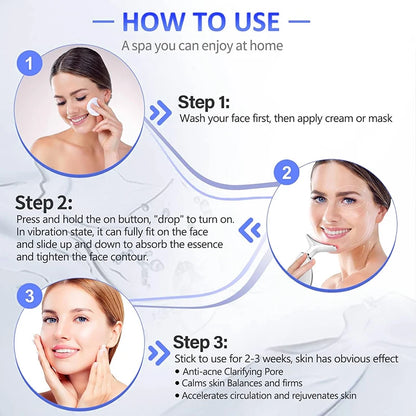 7 Color EMS Neck Beauty Device Face Lifting Massager