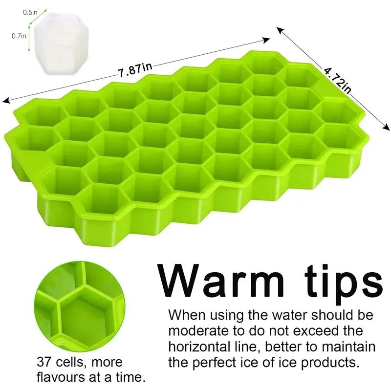 Honeycomb Cube Tray Maker Ice Mold