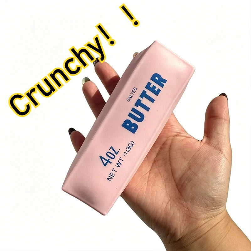 Butter Stick Squishy Stress Ball Fidget Toy Crunchy Squeeze Toy
