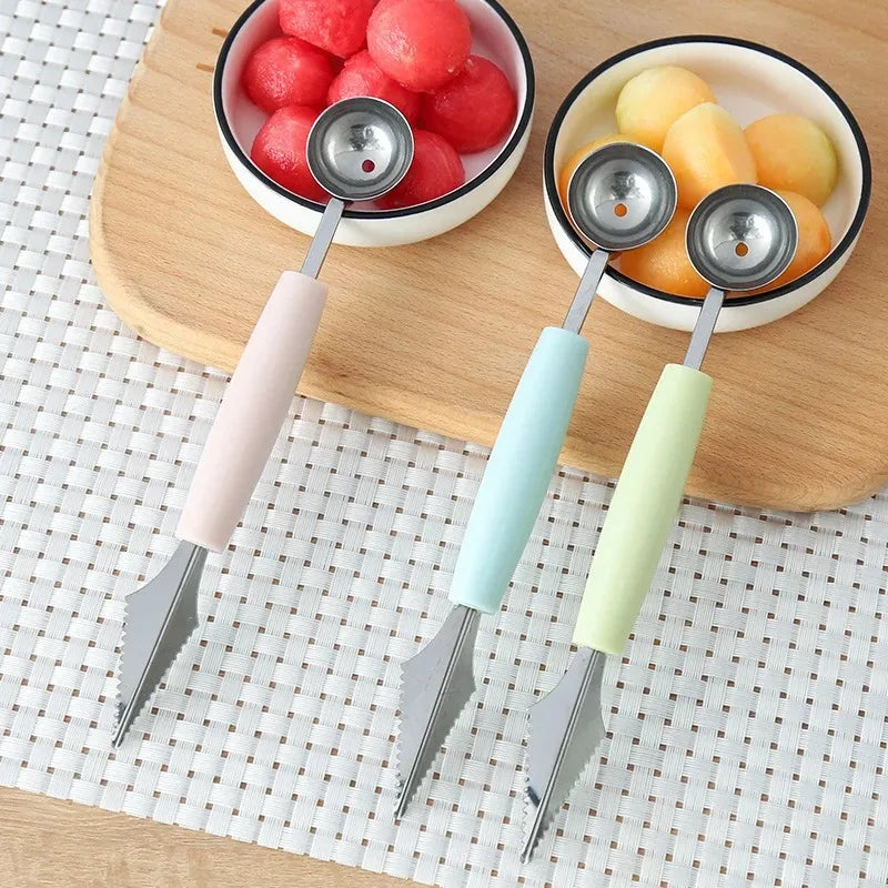 Multi Function Fruit Carving Knife Watermelon Baller