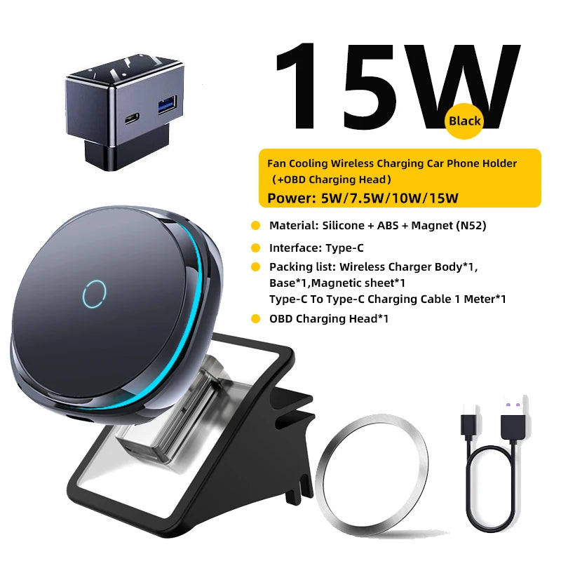 Car Phone Holder Highland Magnetic Charger Stand Mount