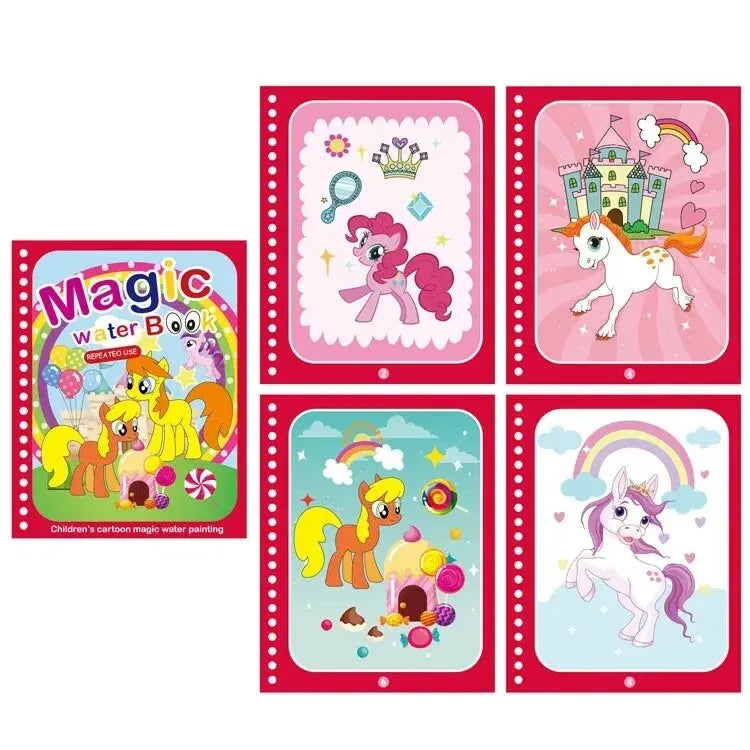 Magical Book Water Drawing Montessori Toys Coloring Book