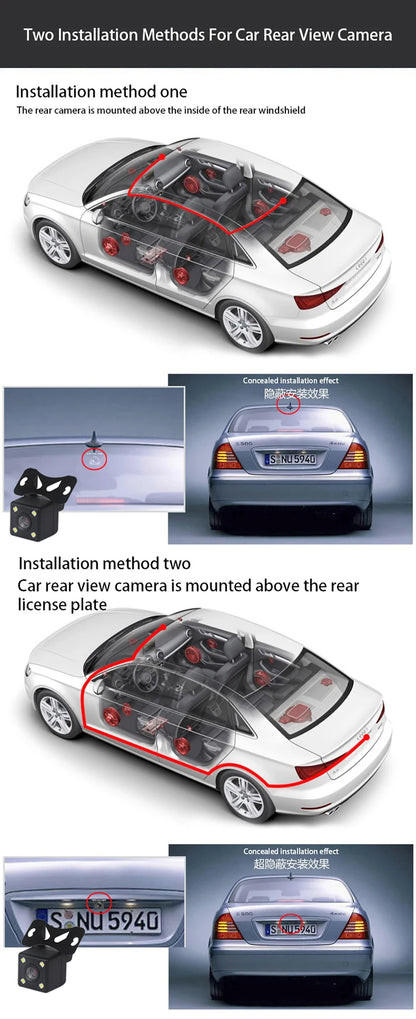 NEW 1080P HD WIFI 2/3Camera Dash Cam For Car Camera