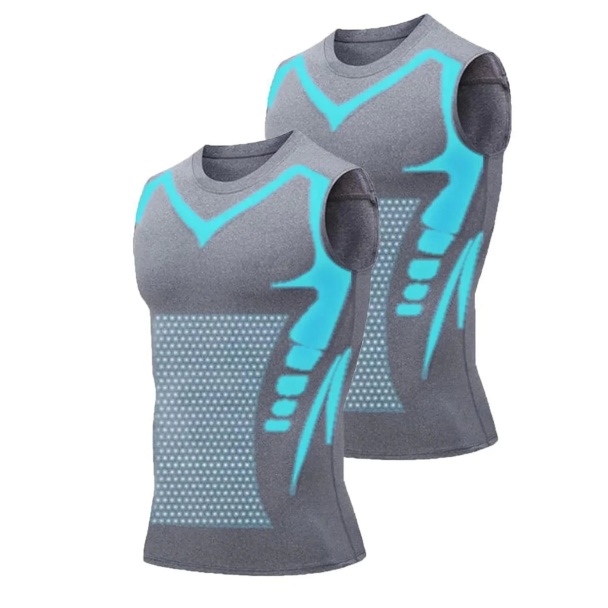 New Summer Fitness Compression Shirt For Men Shaping Sleeveless