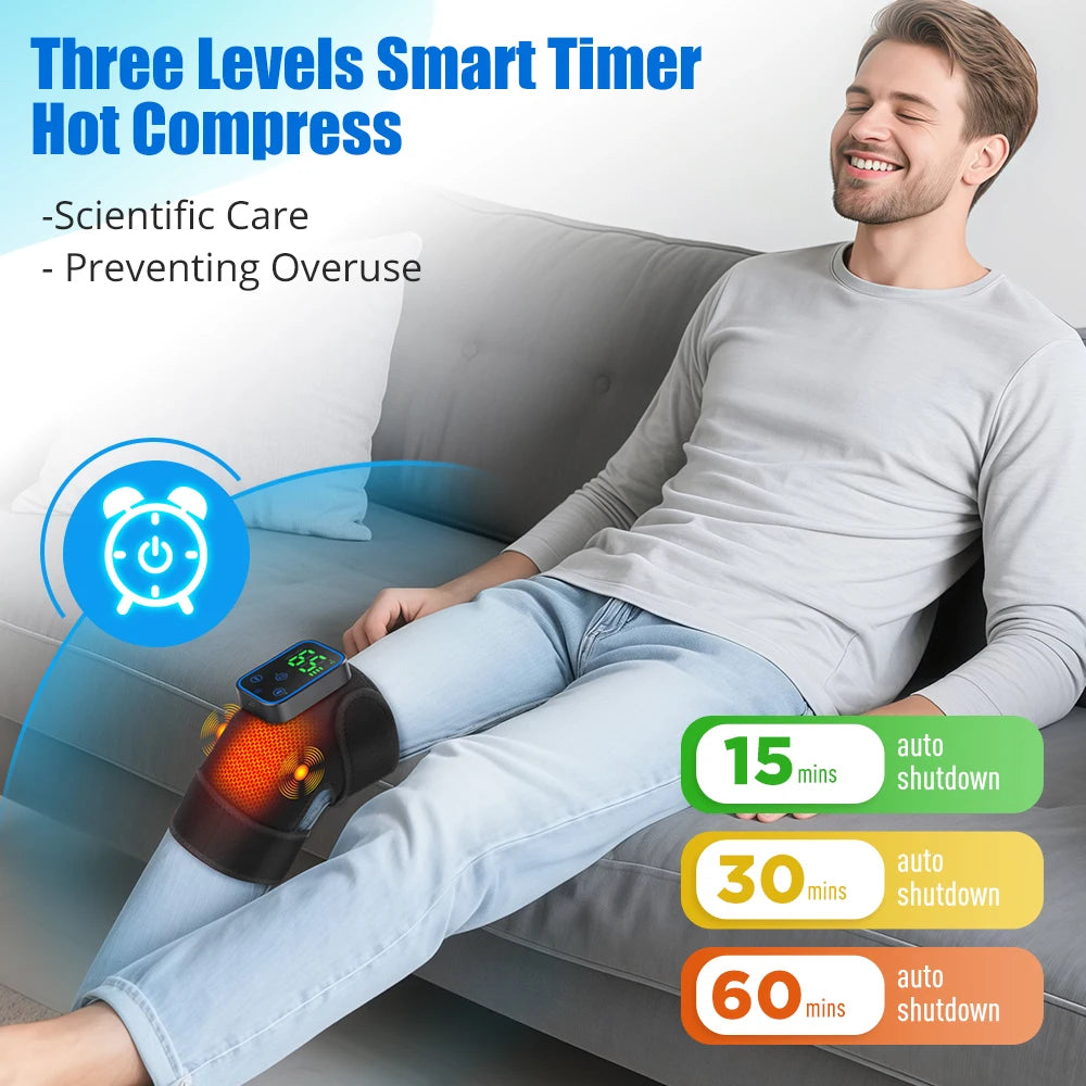 3 in 1 Cordless Thermal Knee Pad Knee Shoulder Massager