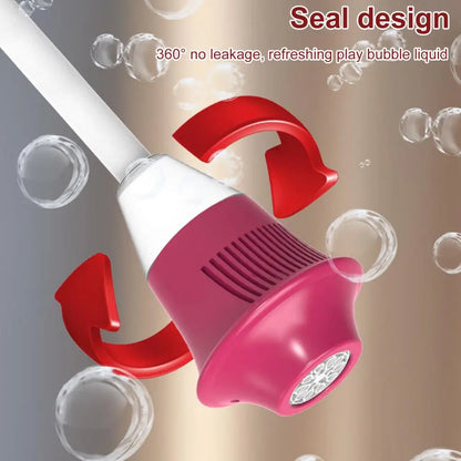 Bubble Machine Stand Automatic Bubble Maker with Night Light