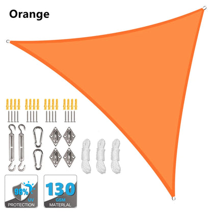 Waterproof Sun Shelter Triangle Sunshade Protection Outdoor