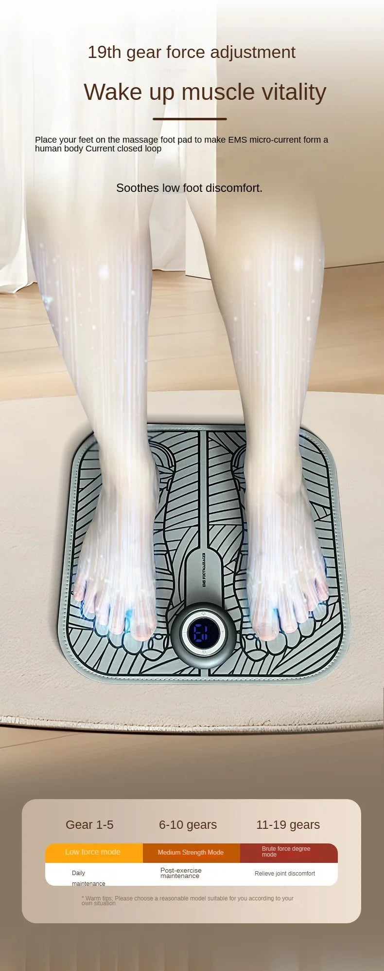 Foot Massager Feet Acupoints Massage Mat